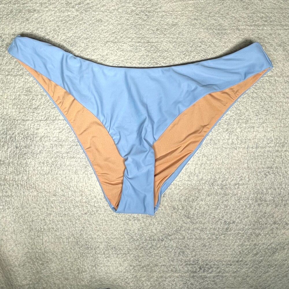 J.Crew Curved-waist Cheeky Bikini Bottom For‎ Women Size L BC125 BMI
